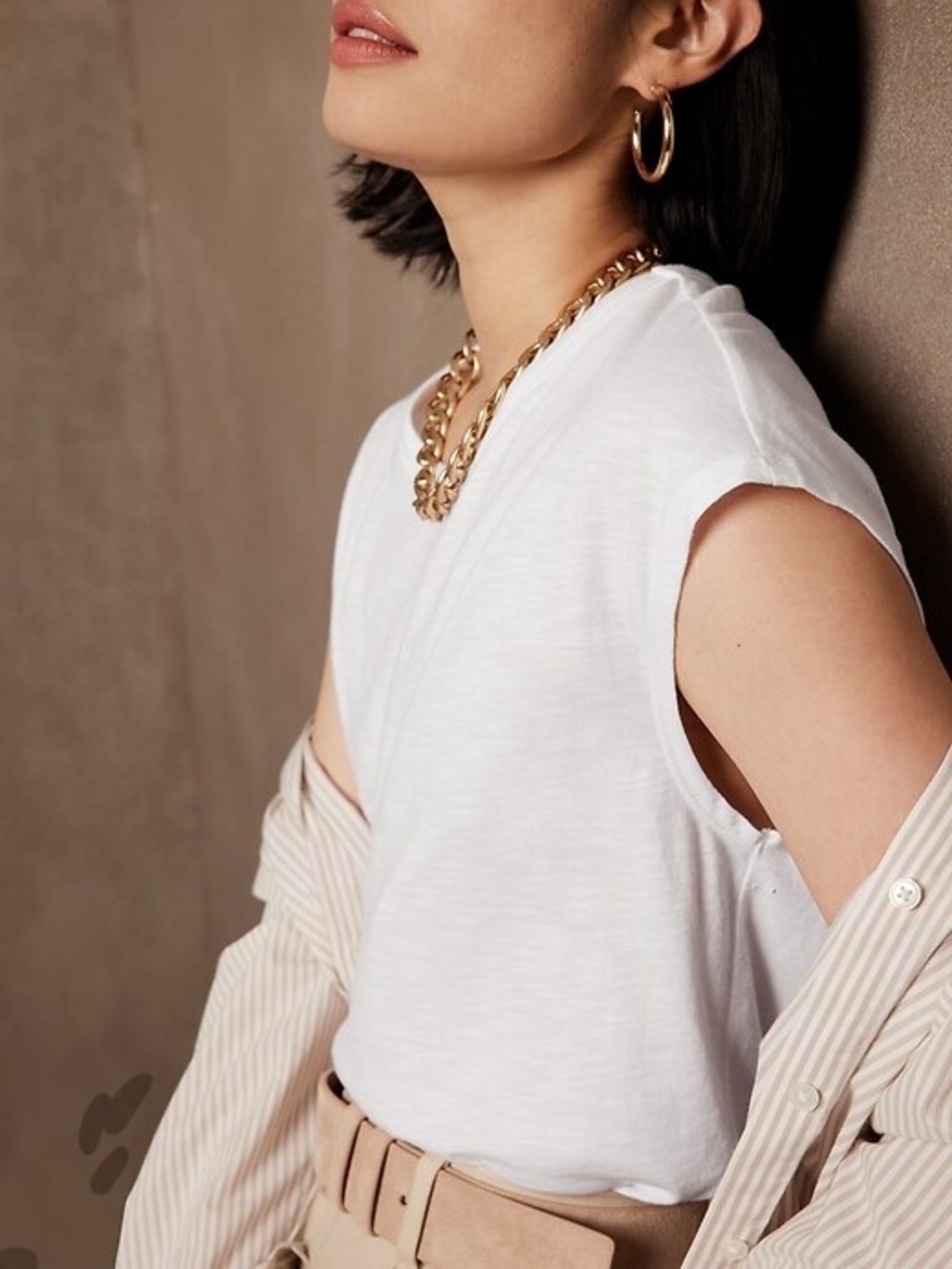 White Banana Republic Relaxed Women's Top